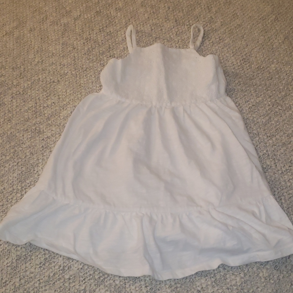 White eyelet dress
